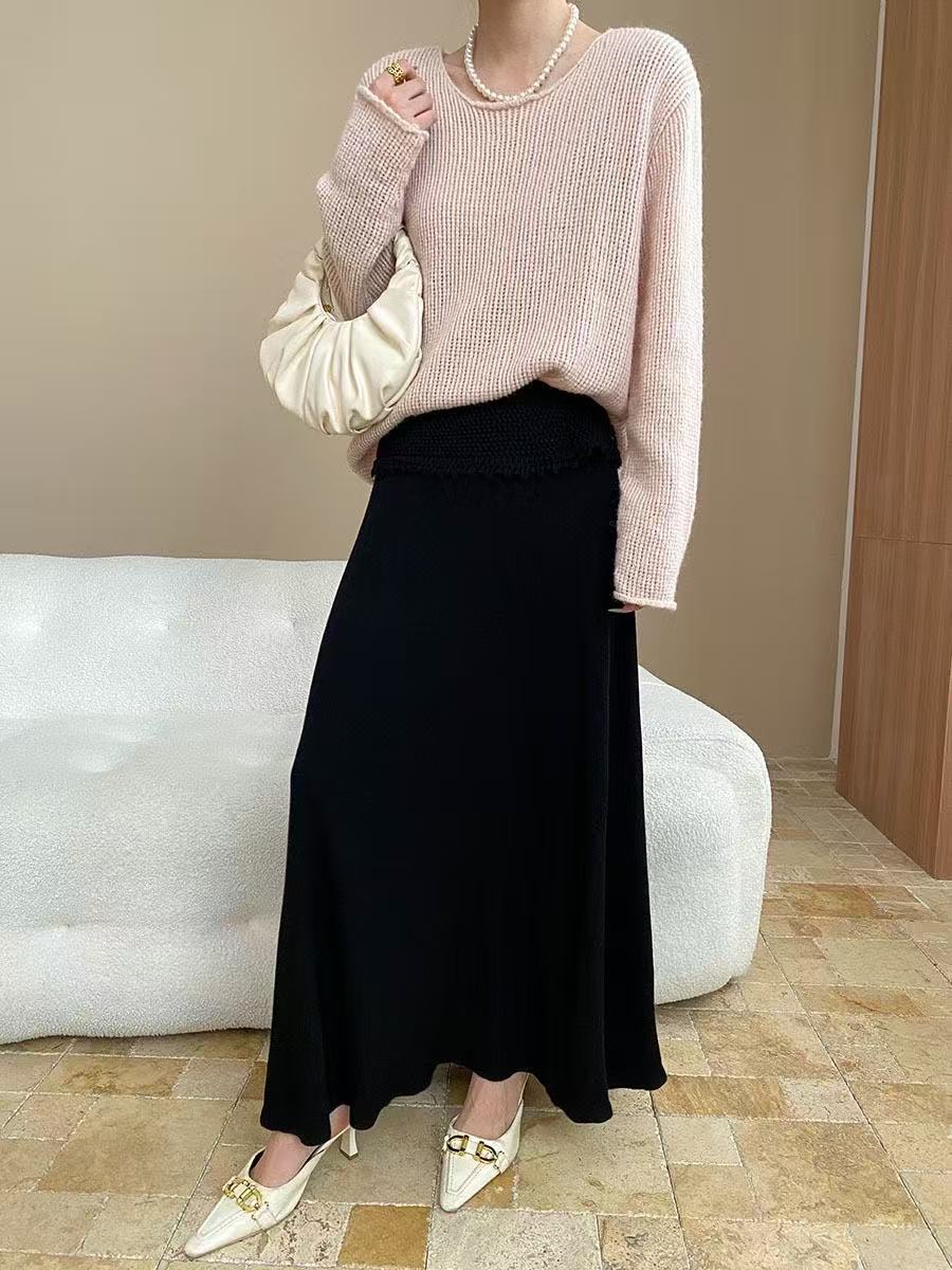 【tops】ニットトップス　K0659