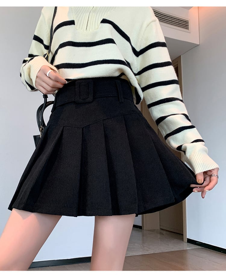 【bottoms】プリーツスカート　M26581