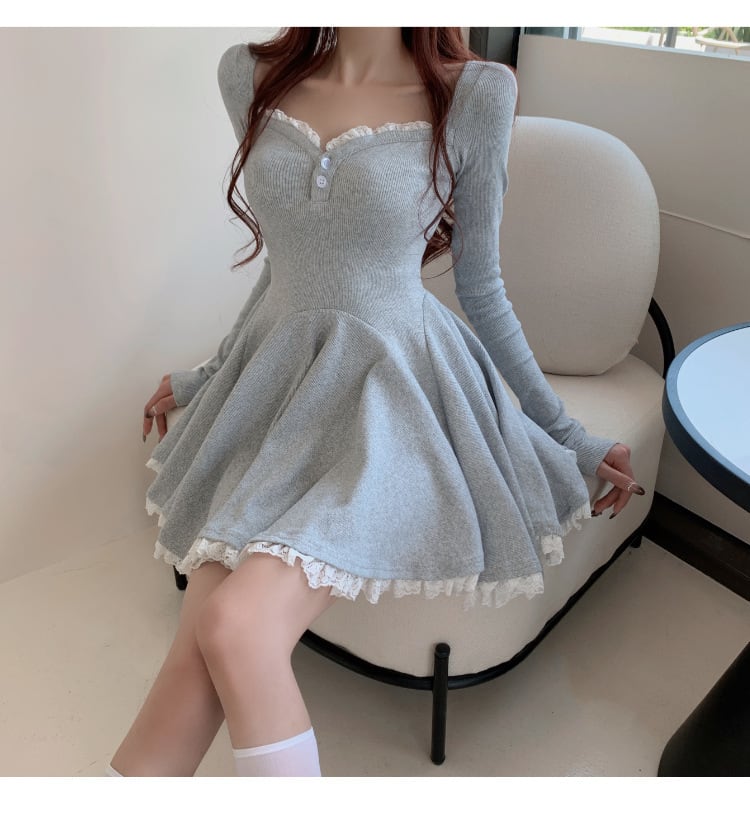 【dress】ニットワンピース　M27103