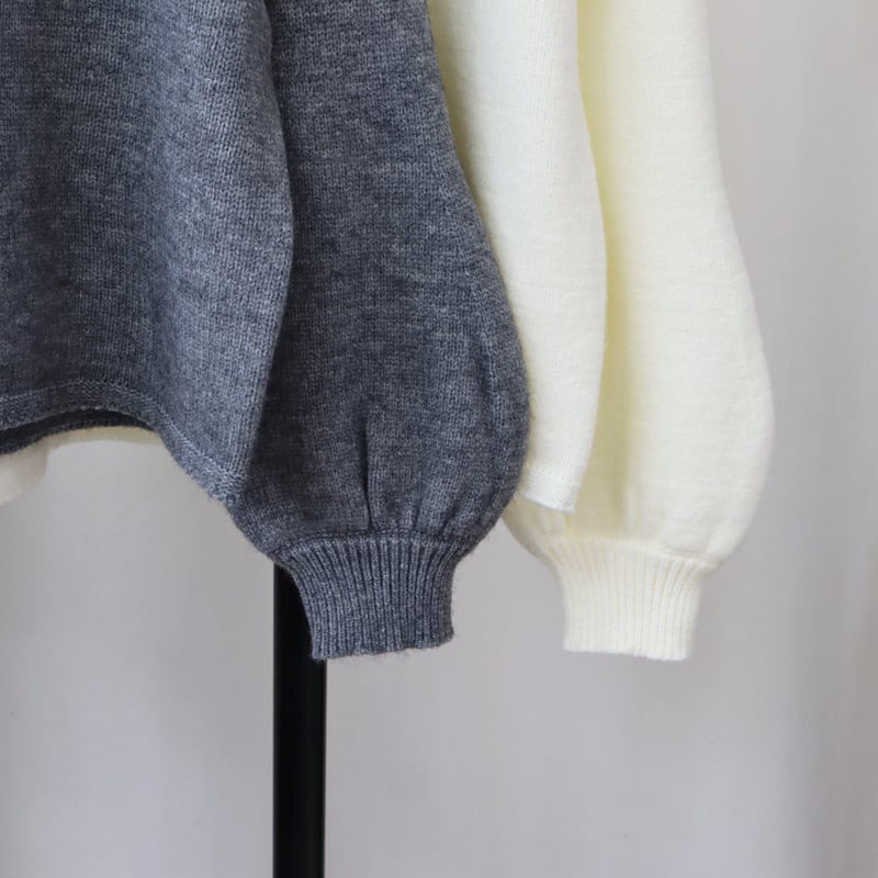 【tops】立体フラワーニットセーター　M28077