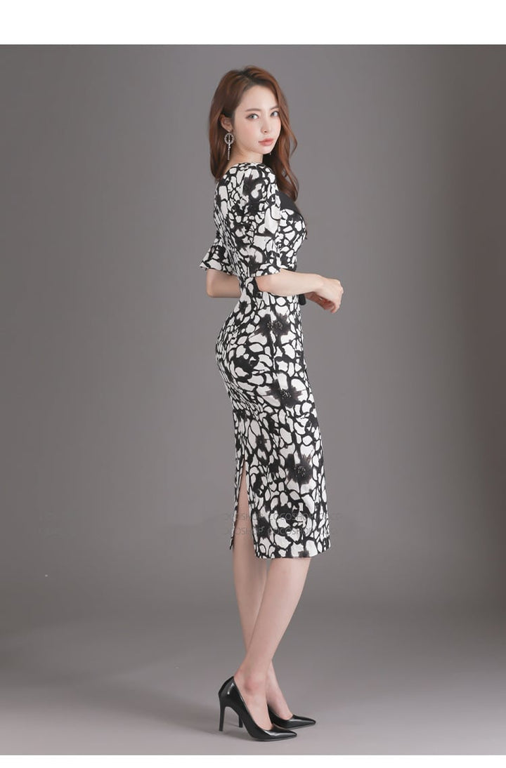 【dress】プリントワンピース　M23961
