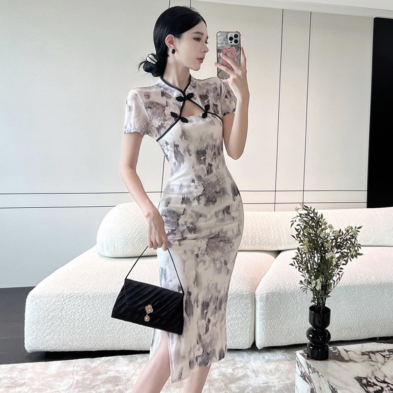 【dress】知的で品の良い♡エレガントデートワンピース　M17189