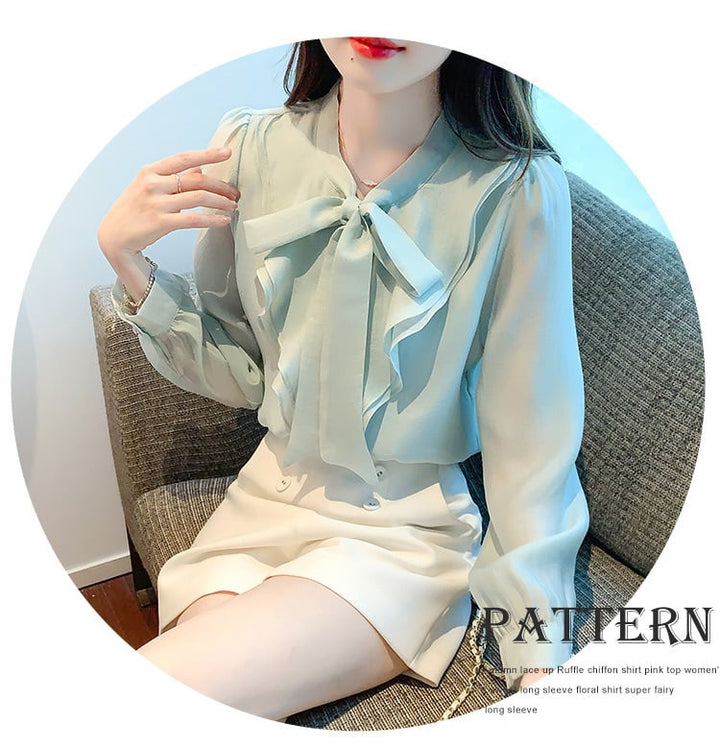 【tops】気質満点 エレガントシャツトップス大人気　M17443