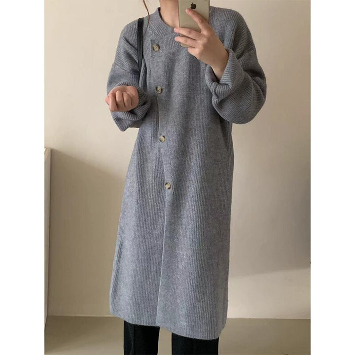 【outer】ロング丈ニットカーデ　M18818