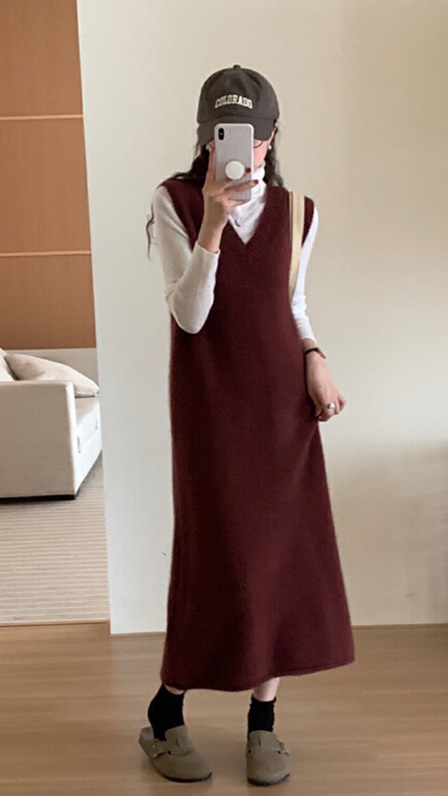 【dress】ニットベストワンピース　M26016
