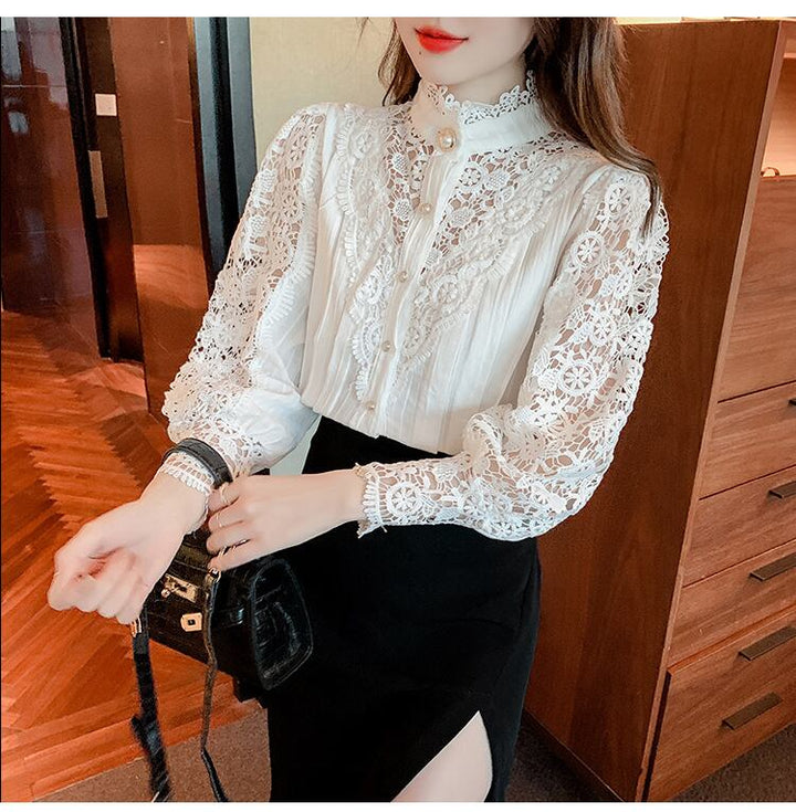 【tops】レースブラウス　M29073