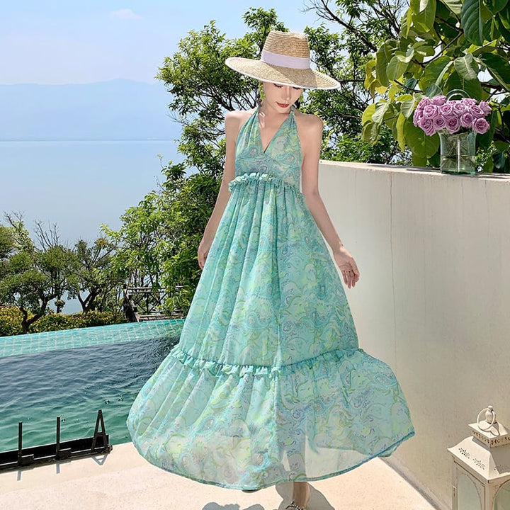 【dress】プリントワンピース　M22276