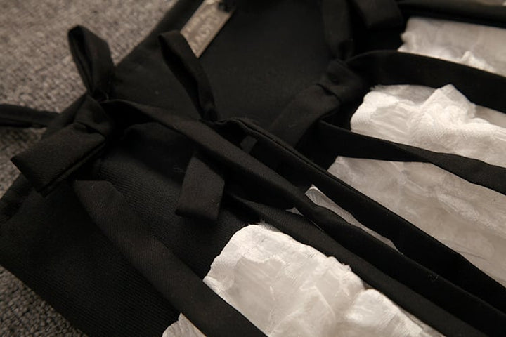 【dress】大人らしい スウィート切り替えキャミワンピース　M17194