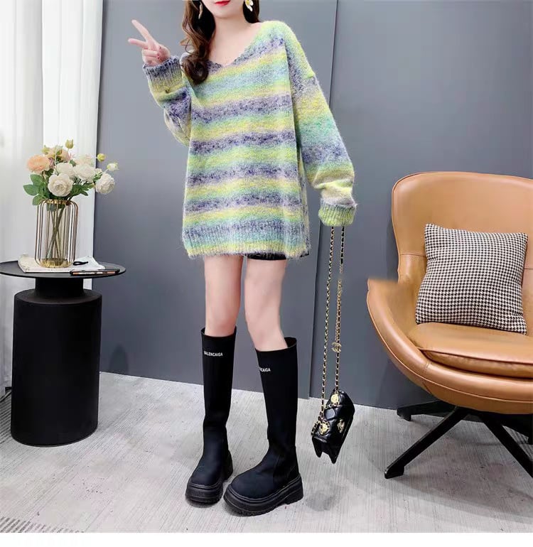 【tops】ニットセーター　M26345