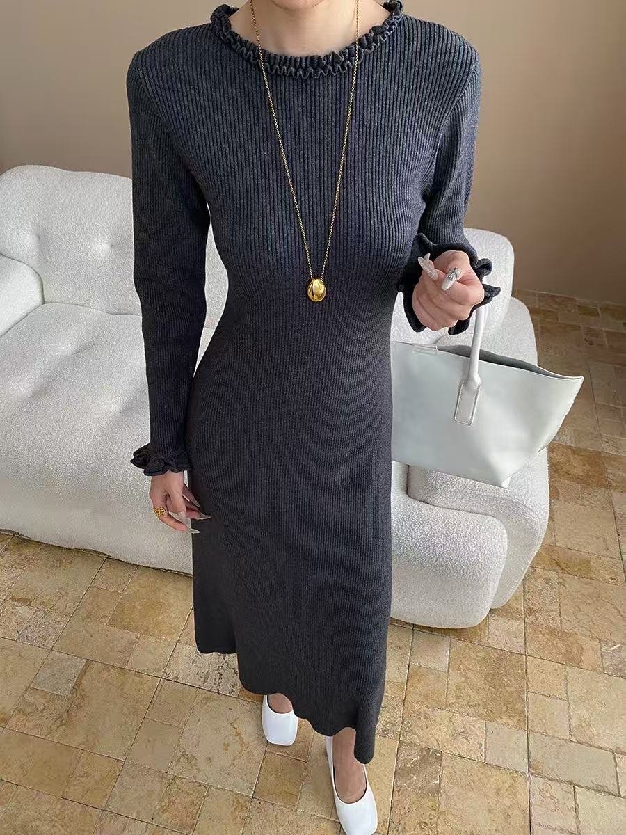 【dress】ニットワンピース  K0657