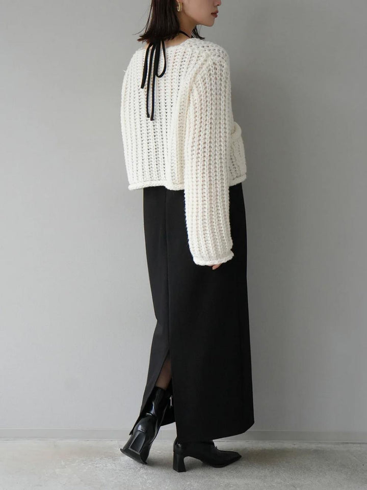 【outer】ニットカーデ　M27613