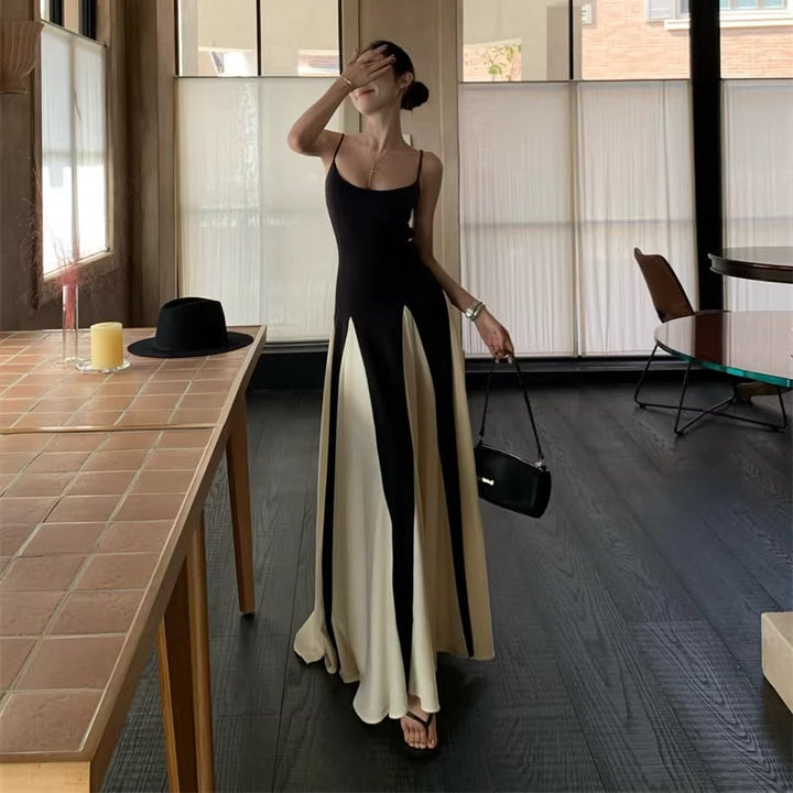【dress】ロングキャミワンピース Q8394