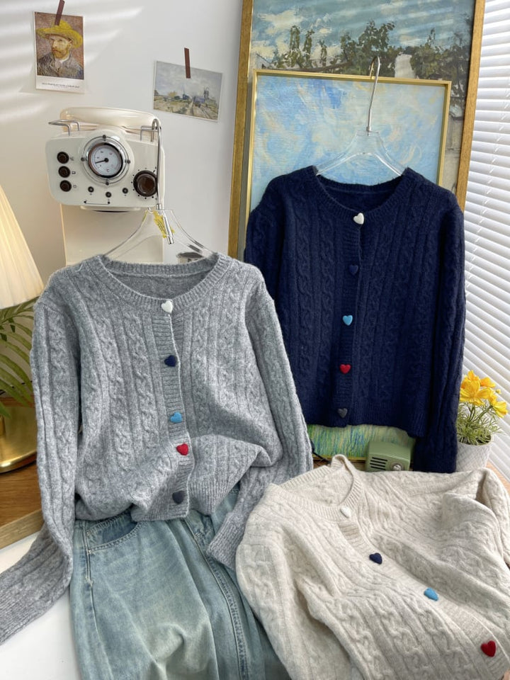 【outer】ニットカーデ　M26473