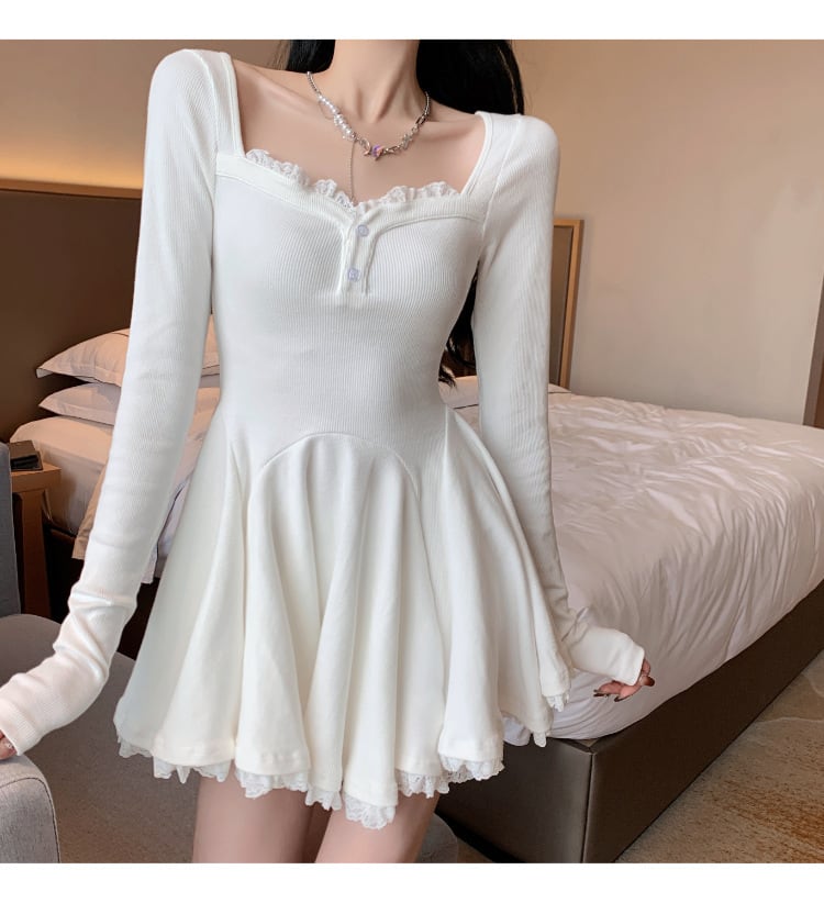 【dress】ニットワンピース　M27103