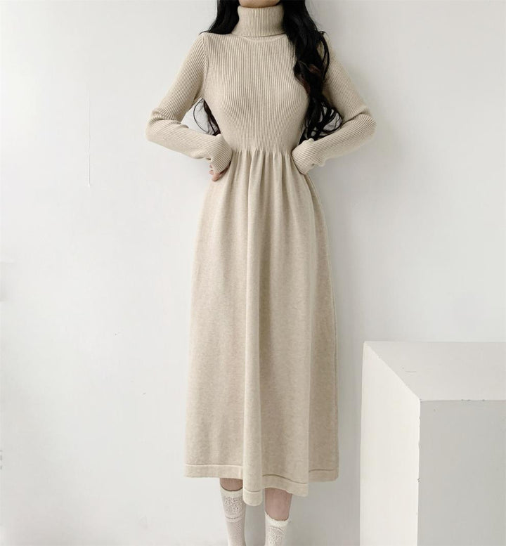【dress】ハイネックニットワンピース　M28030