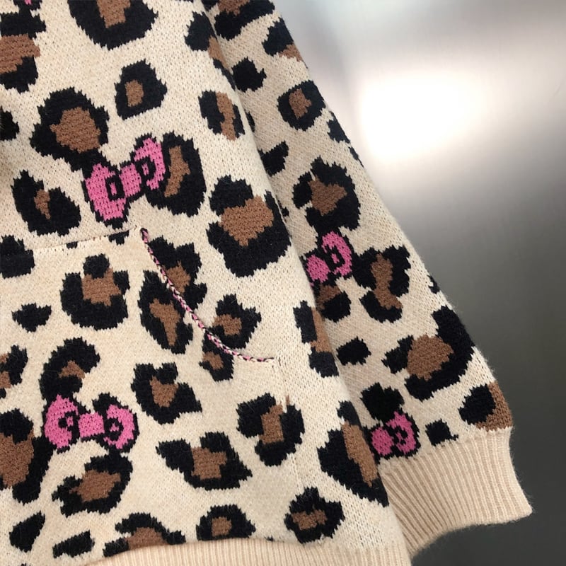 tops】ヒョウ柄パーカー Q7135 – NANASTYLE