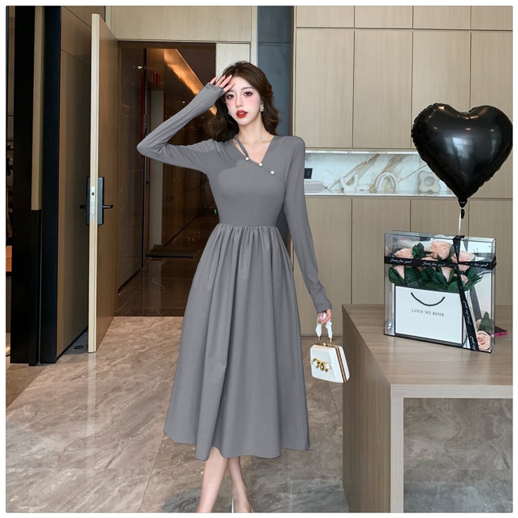 【dress】絶対欲しい ファッションシンプルワンピース　M17322