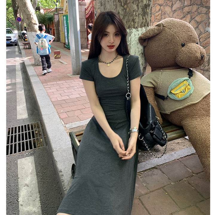 【dress】バックレスワンピース　M24579