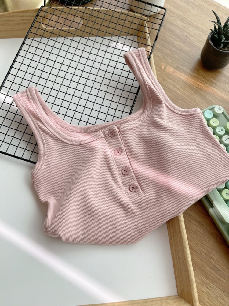 【tops】着回し最強肌触りいい ノースリーブキャミソール　M16961