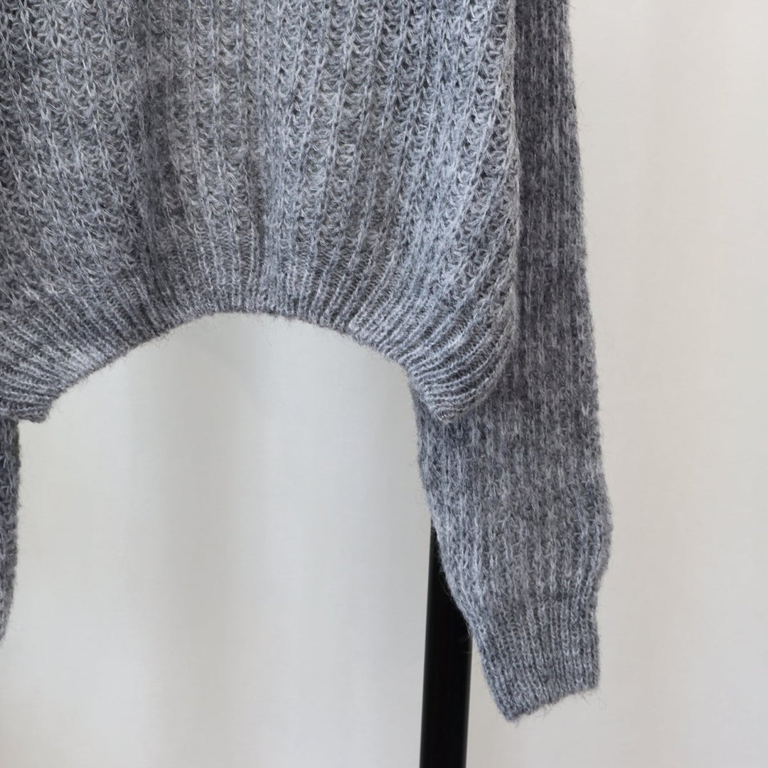【tops】クルーネックニットセーター　M18195