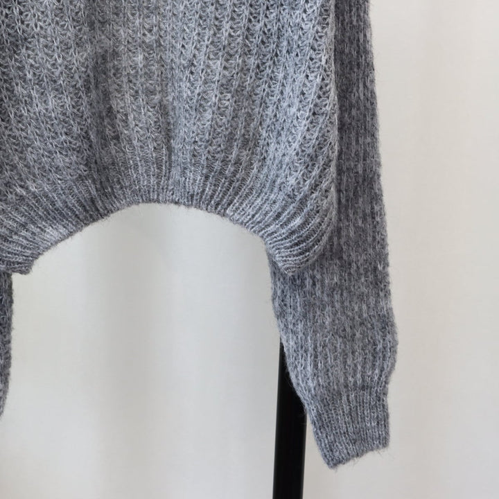 【tops】クルーネックニットセーター　M18195