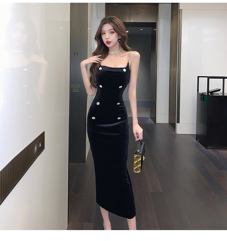 【dress】今季マストバイエレガントキャミワンピース　M17289