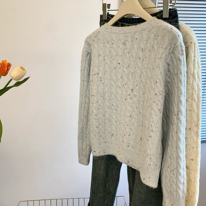 【outer】刺繍ニットカーデ　M29261