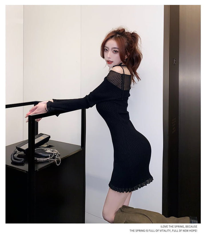 【dress】オフショルダーワンピース　M20182