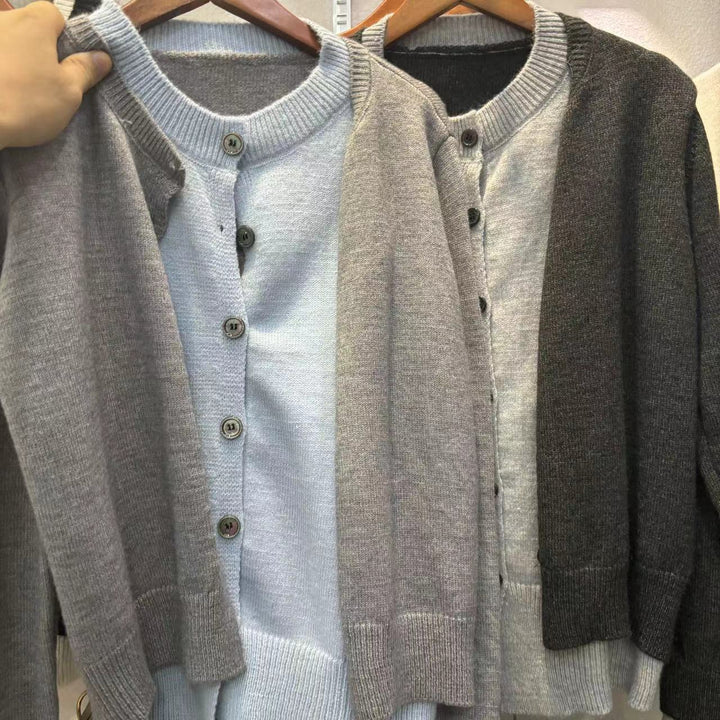 【outer】切り替えニットカーデ　M26765