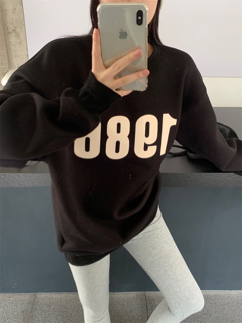 【tops】裹起毛プルオーバー　M26672