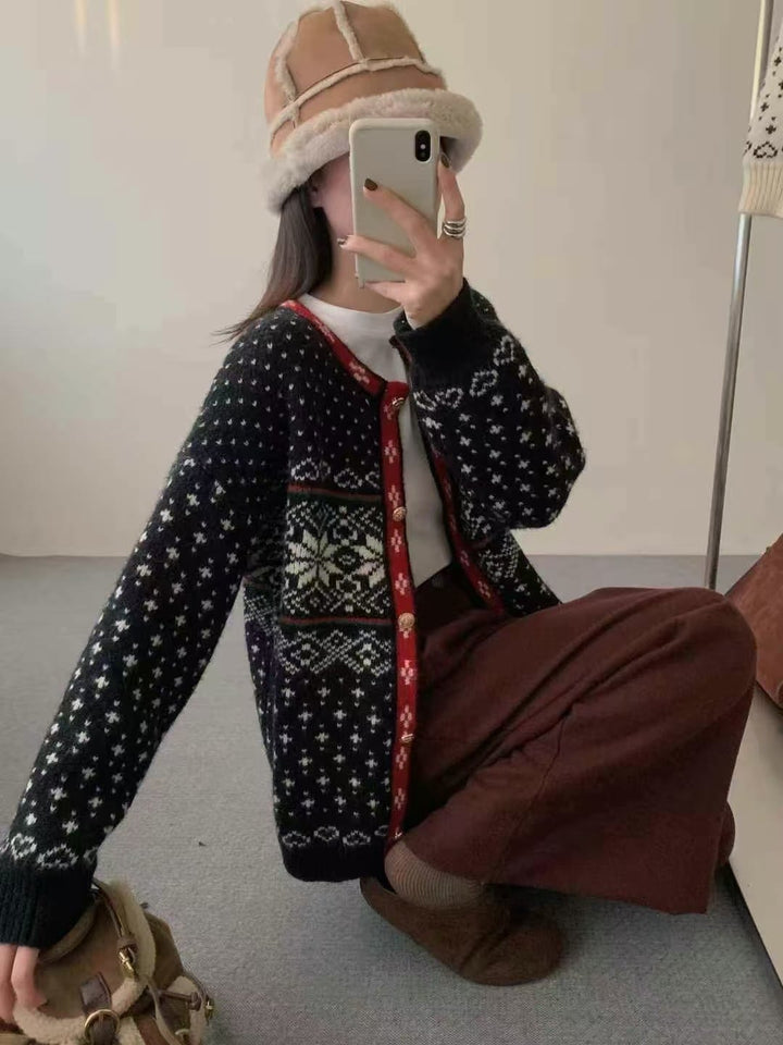 【outer】ニットカーデ　M28942