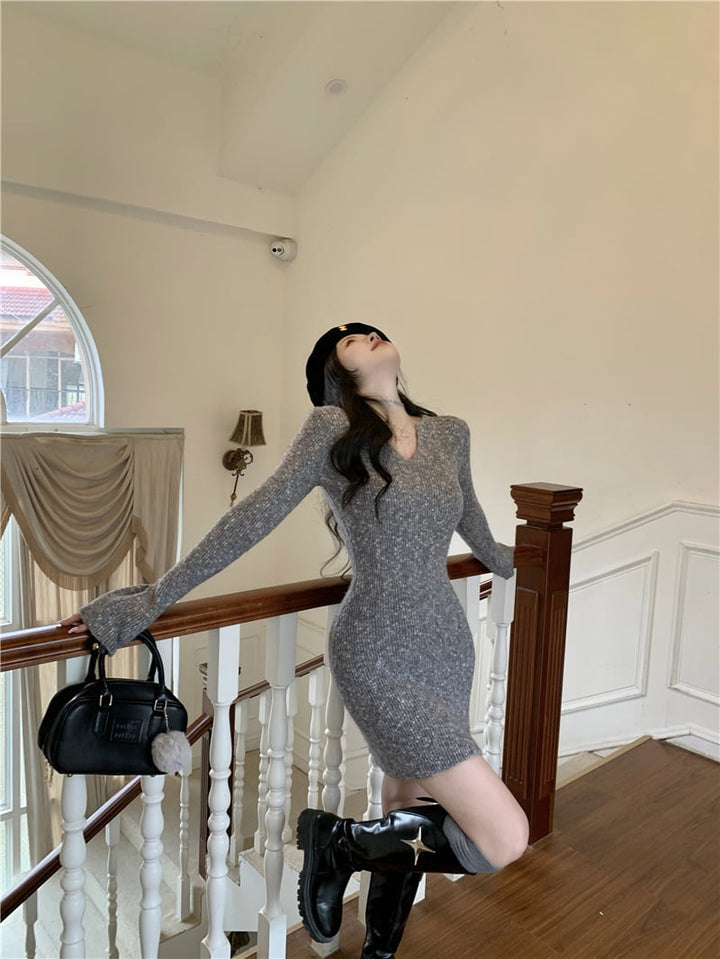 【dress】ニットワンピース　M27736