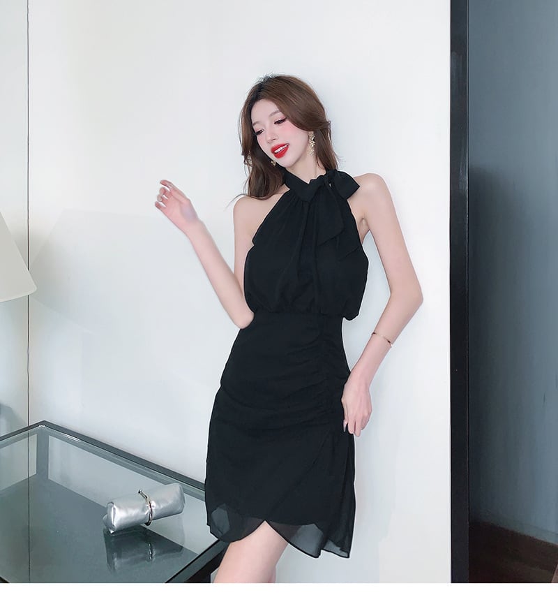 【dress】ノースリーブエレガントデートワンピース　M17356