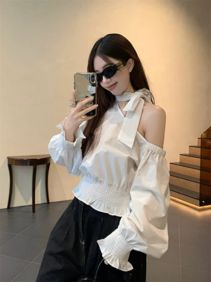 【tops】オフショルダートップス　M25543