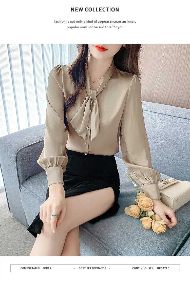 【tops】OL、通勤シャツブラウス　M29534