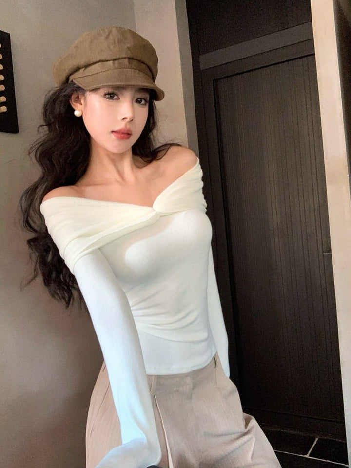 【tops】ニットトップス　M26509