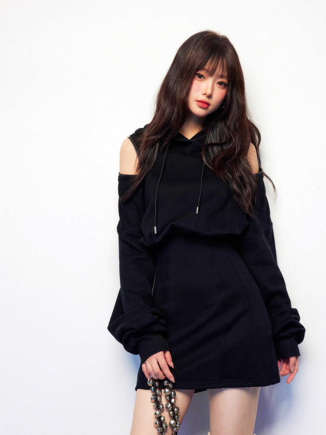 【dress】オフショルミニワンピース Q7338