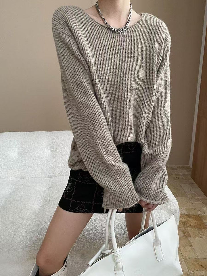 【tops】ニットトップス　K0659