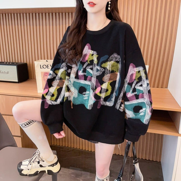 【tops】プリントプルオーバー　M26563