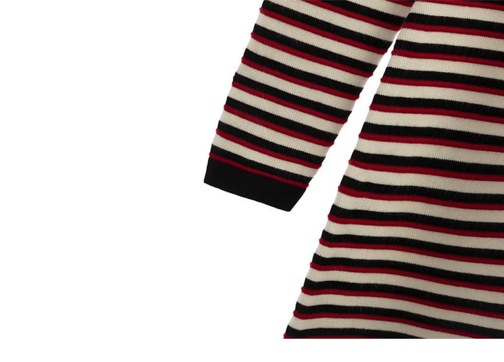 【dress】ボーダー柄ワンピース　M25482