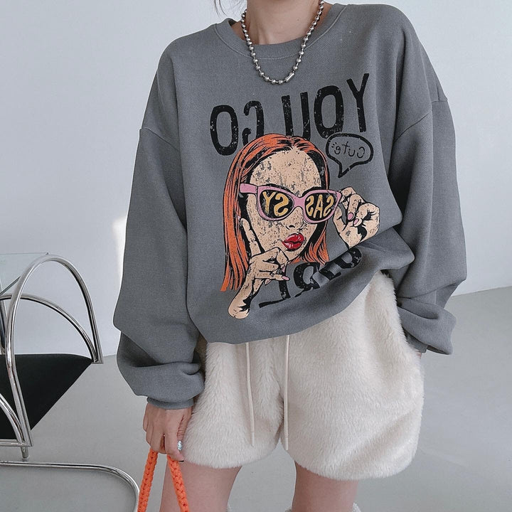 【tops】プリントプルオーバー　M27096