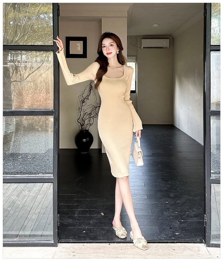 【dress】ニットワンピース　M25753