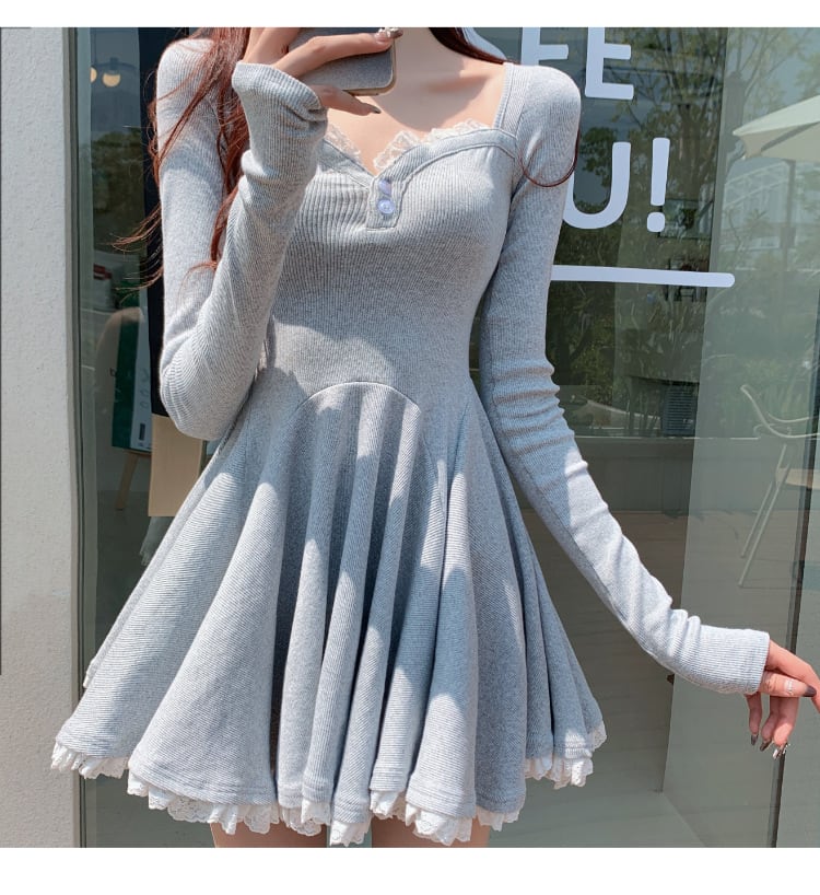 【dress】ニットワンピース　M27103