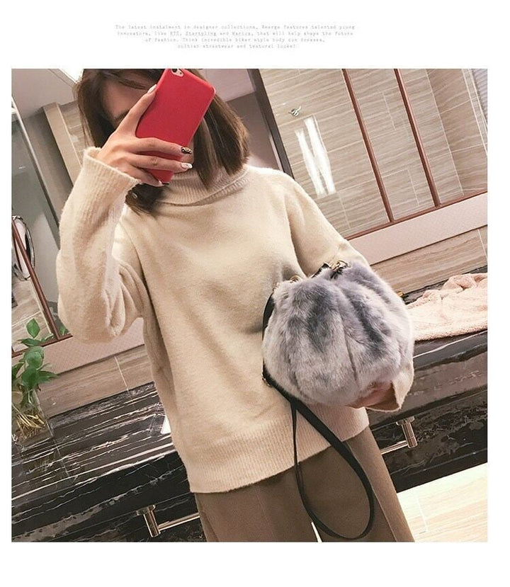 【小物】ふわふわショルダーバッグ　N2850