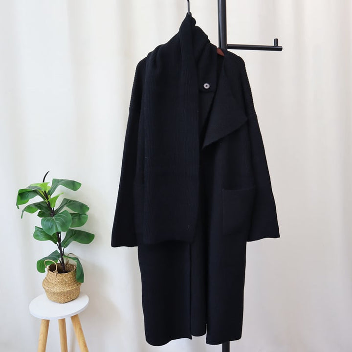 【outer】ロング丈ニットカーデ　M26619