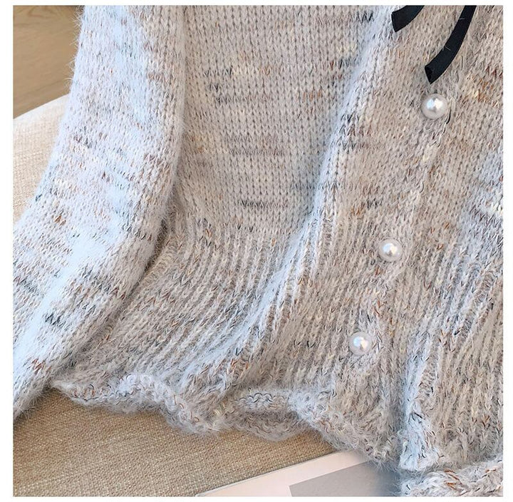 【tops】パールニットセーター　M27186