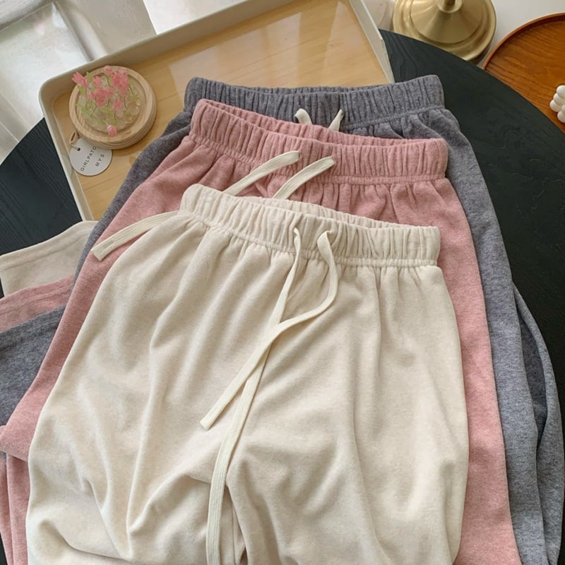 【bottoms】ニットワイドパンツ　M26520