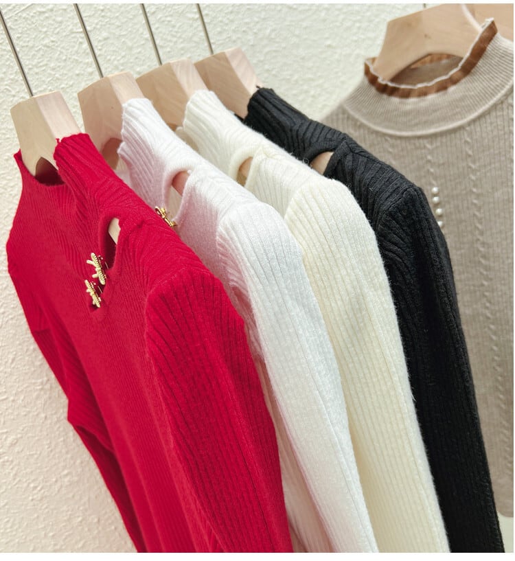 【tops】ニットトップス　M26511