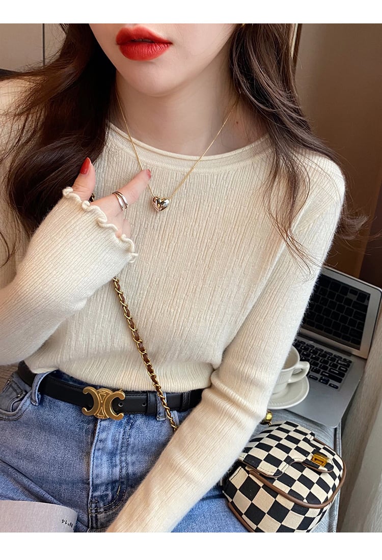 【tops】ニットトップス　M26506