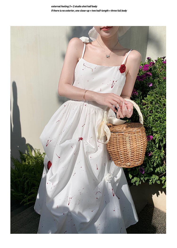【dress】高級感 エレガントオシャレキャミワンピース　M17303
